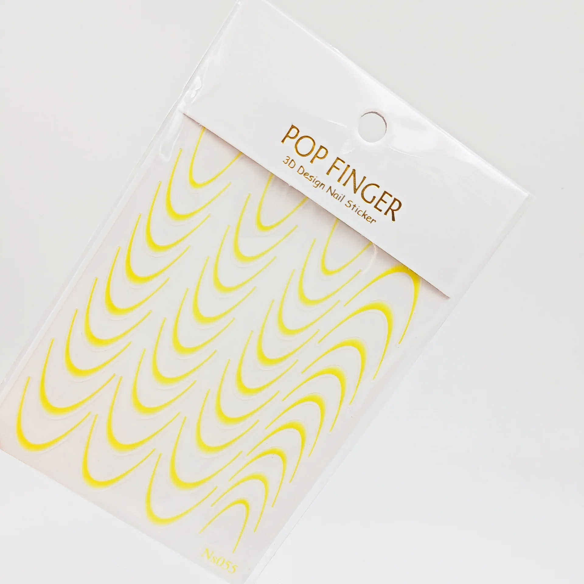 C510 SAFENG V-shape French Nail Decals Self-adhesive V Half Moon French DIY Nail Art Stickers Decals For Nail Art Decoration