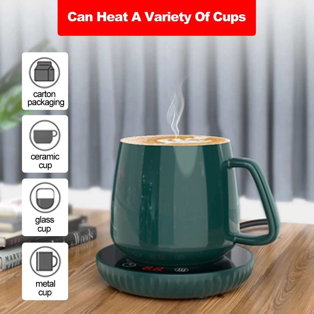 Оптовая торговля OEM изготовленный на заказ для электрического нагрева контроль температуры Керамическая чашка для чая/смарт-Графин кофе кружка с подогревом