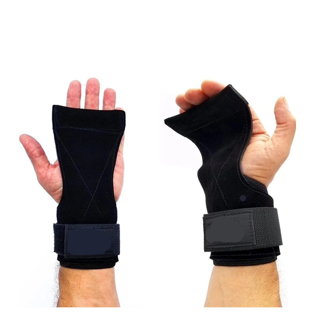 Gym Grip Pads Protective Padding Fitness Weight Lifting Wrist Straps Men Workout Weight Lifting Protection Palm