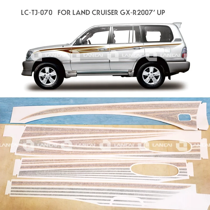 Decals for 2007 Land cruiser GX-R sticker for toyota land cruiser