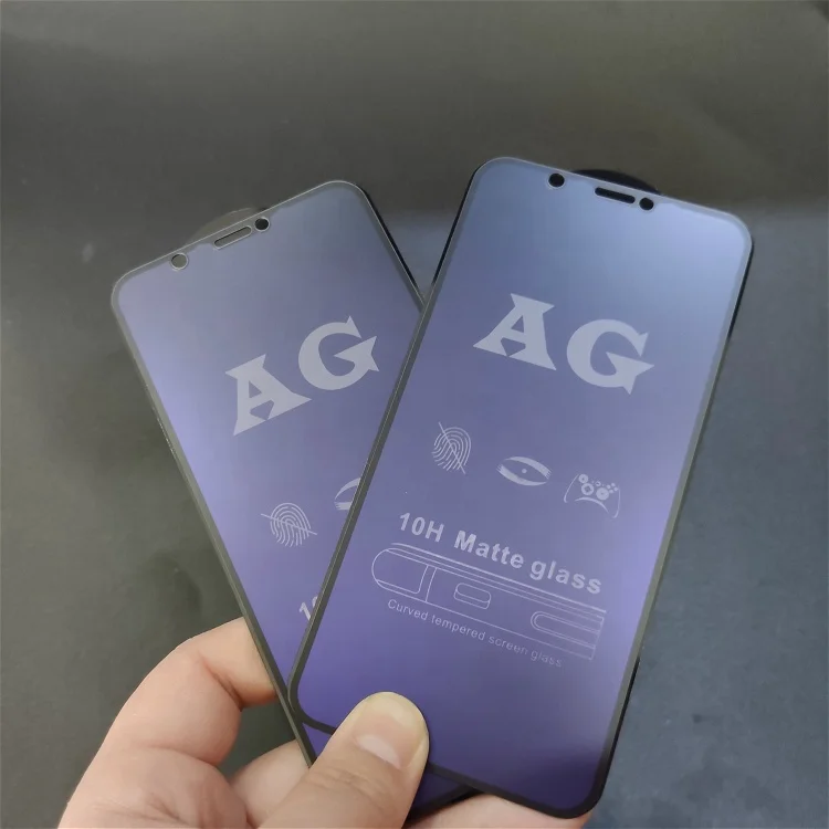 Matte Anti-blue light 9d tempered glass for oppo realme 5 for vivo v15 tempered glass 9h for iphone 13 promax