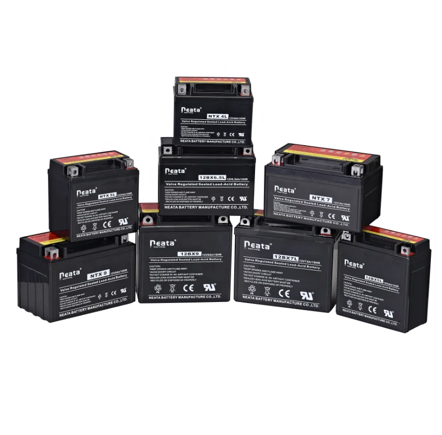 YTX12 12V-12Ah не треботслуживаемая Батарея VRLA для мотоциклов перезаряжаемые аккумуляторы