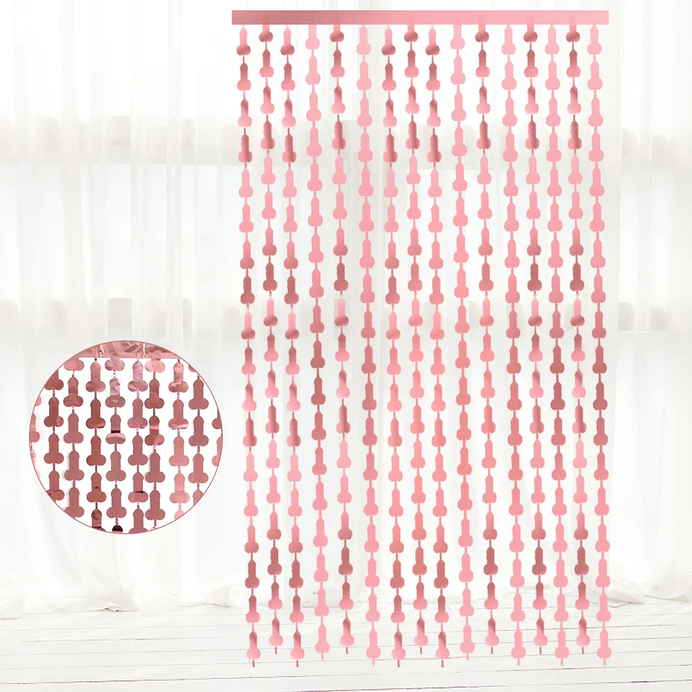 Christmas new snowflake rain curtain room venue background decoration monochrome plain rain curtain hanging decoration