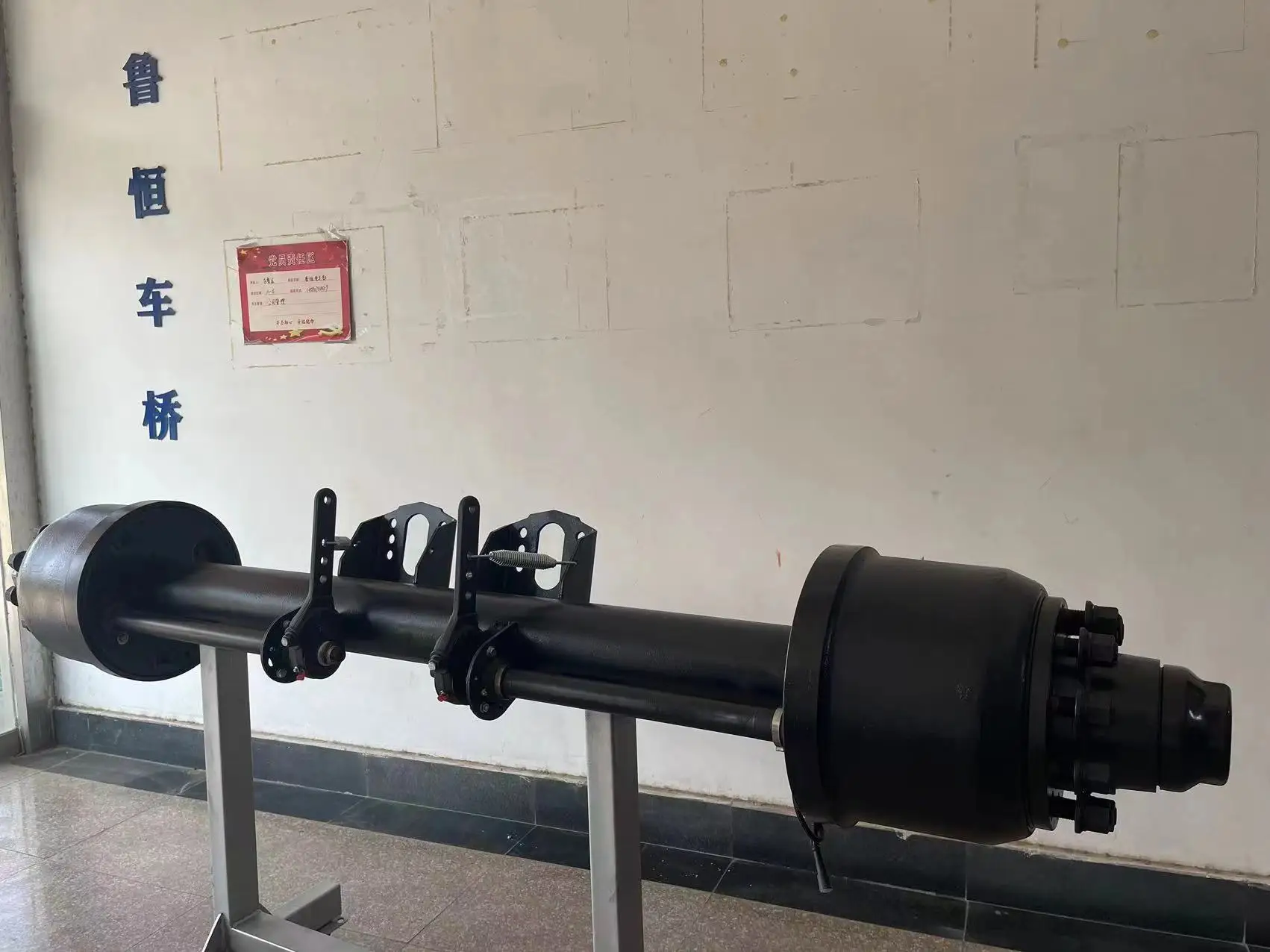 LUEN 2024 German Type round Axle Beam Custom Made New Axle for Low Bed Semi Trailer Parts Condition Used