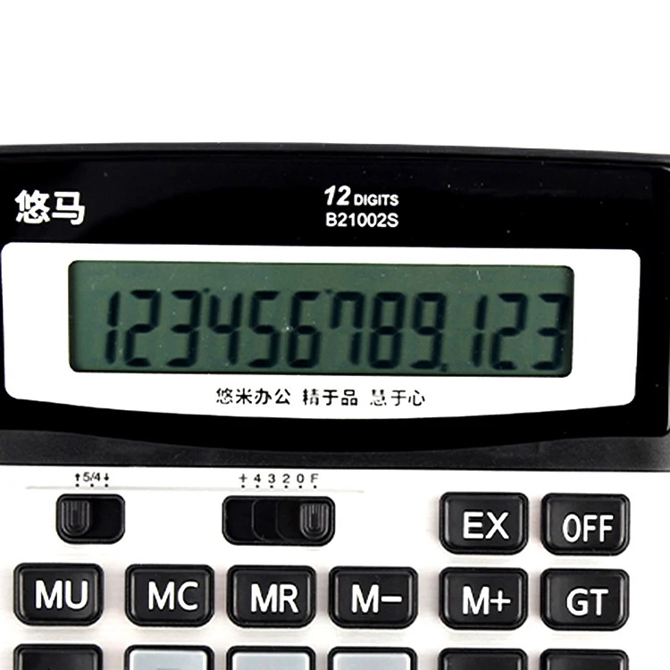 
Hot custom low price school office financial desktop simple calculator 12 digit solar calculator 