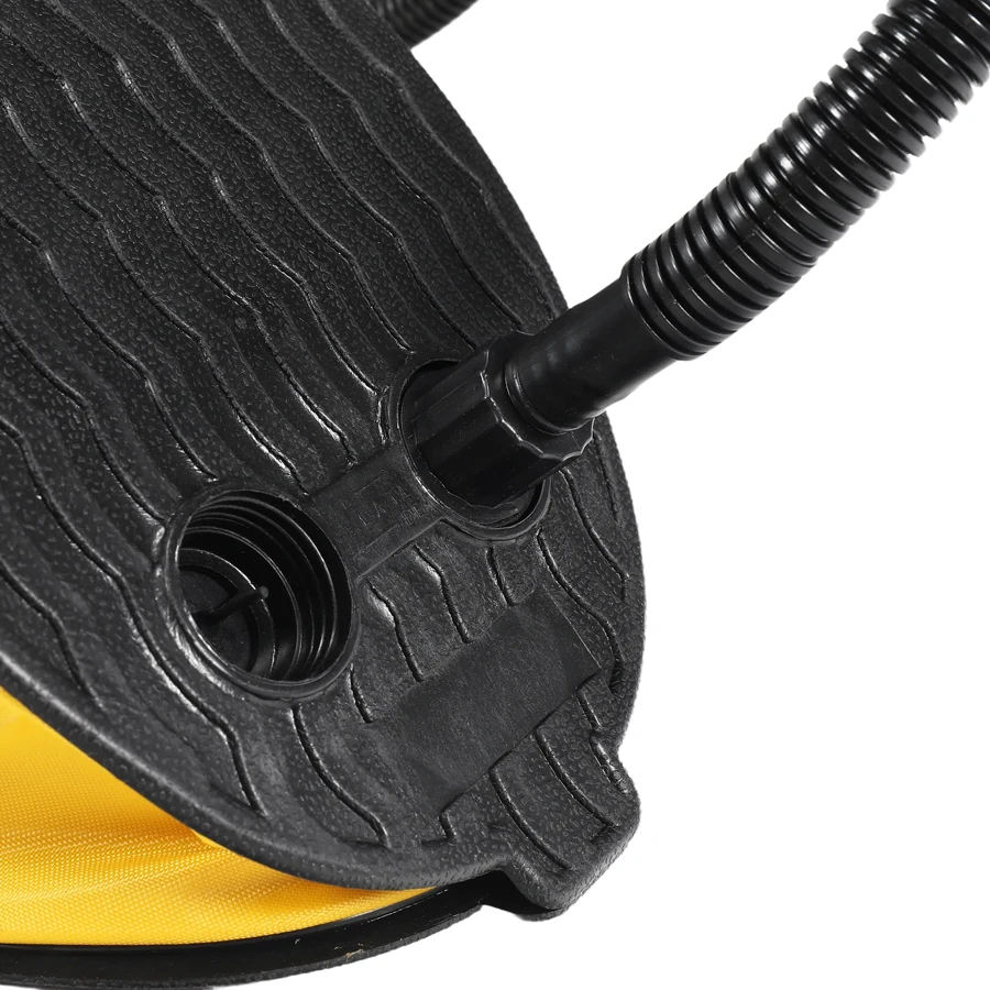 Multifunction Professional Inflatable plastic mini bellow foot air pump with long hose