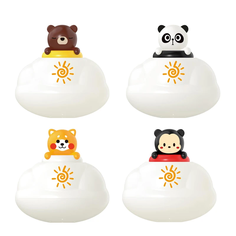 Cute Cartoon Animal Floating Bath Toys Plastic Water Spray Toy for Toddlers for Bathtub Shower Toys for Children