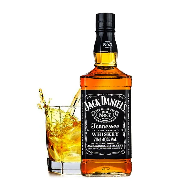 Glass Manufacturer 700ml Jack Daniels Whiskey Bottle Wine Glass Bottle With Cap