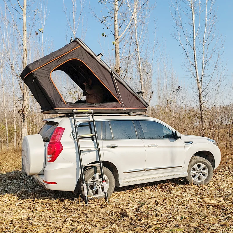 New Arrival Outdoor Camping Rhombus Hardtop Roof Top Tent Pop Up Camping Aluminum Rooftop Tent For Travel