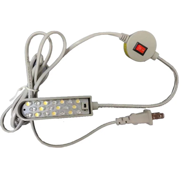 Two color lamp for sewing machine it have two functions  with white light and UV light