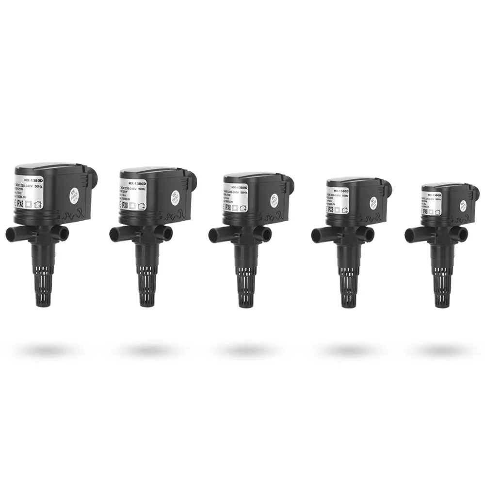 
Aquarium Submersible Filter Water Pump Fish Pond Fountain Quiet Water Change Pump Fish Tank Accessories 