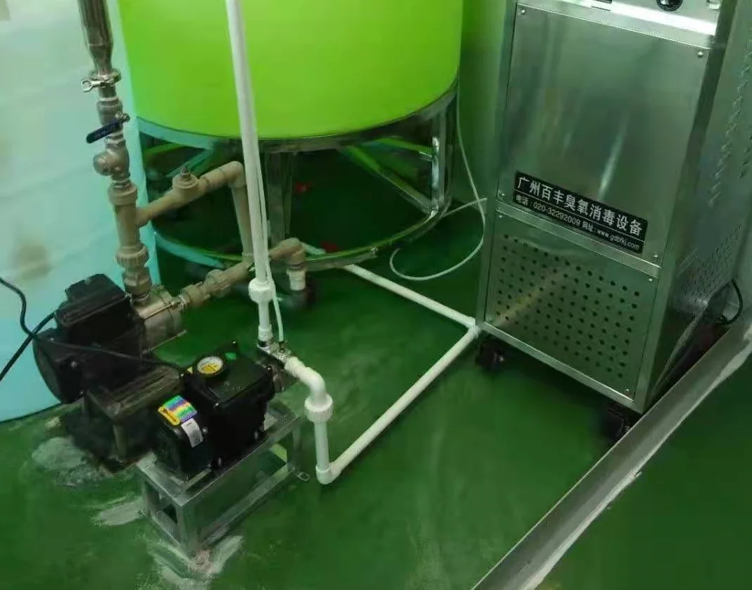 Stainless steel gas liquid mixing pump for mixing ozone and water