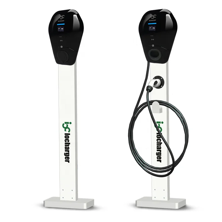 type 2 smart charging T2S OCPP 32A 7kW EV  charger wallbox 22KW for electric vehicle