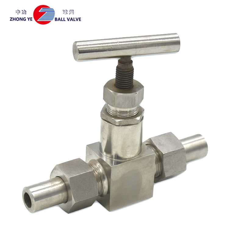 Factory Directly Supply  DN3 J91WH-25-320 Clamp-type needle shut off valve for instrument piping