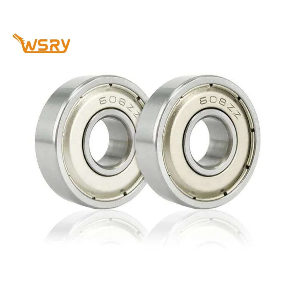Wsry Китай OEM Заводской шарикоподшипник 608 zz 2rs хромированная сталь с глубоким желобом от