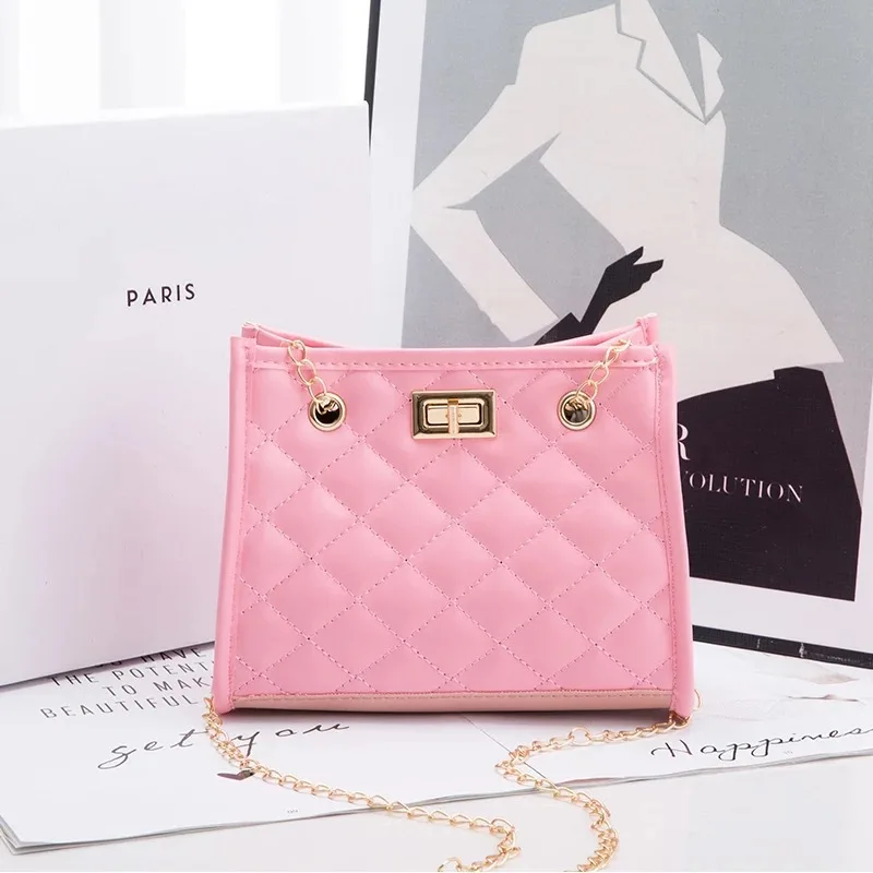 RU Hot Sale Small Square Chain Women Handbags Chain Strap Messenger Purses Fashion Handbags For Ladies Custom Women Hand Bag