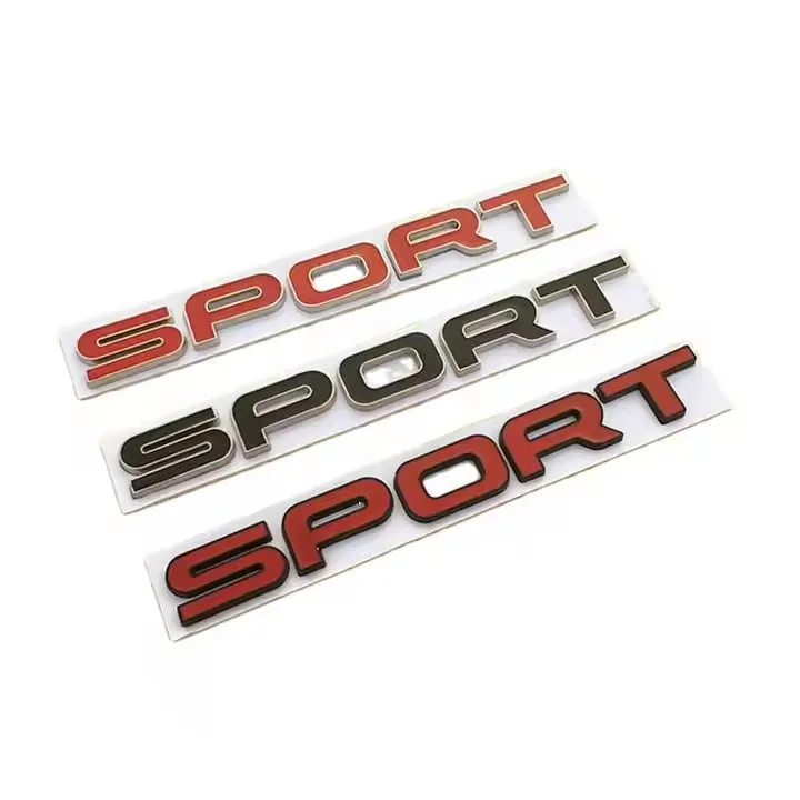 custom car badge Metal 3D Car Trunk Racing Sport Emblem For Land Rover Range Rover Evoque