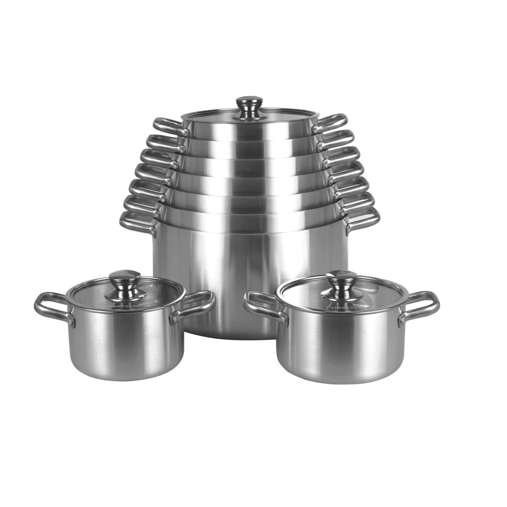 New style hot sale high quality aluminum soup and stock pot with lid