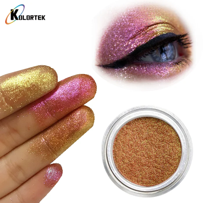 KOLORTEK hot sale chameleon pigment makeup private label loose duochrome eyeshadow