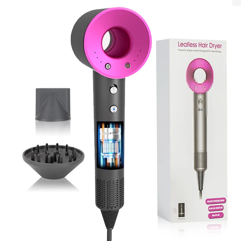 Wholesale Hollow Leafless Hairdryer Travel Household salon Hand Light Weight Low Noise Negative Ion Hair Dryer