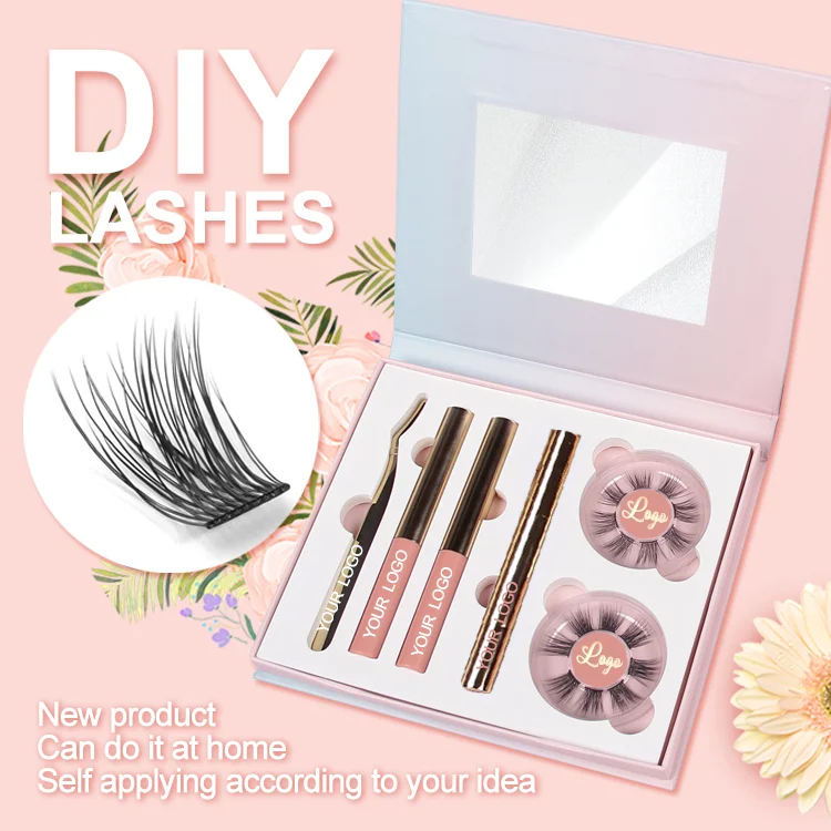 Diy eyelash extensions diy eyelash kit diy lashes extensions segmented eyelashes segment lashes