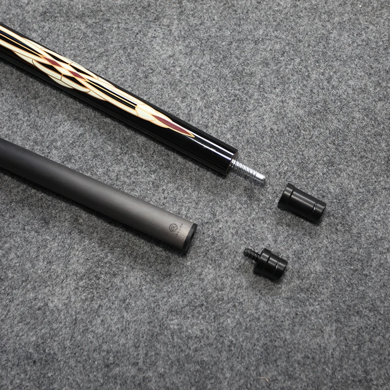 Professional Highly Accurate Graphite Carbon Fiber Cue 12mm Tips Billiards Snooker Pool Cues Stick 58' Length
