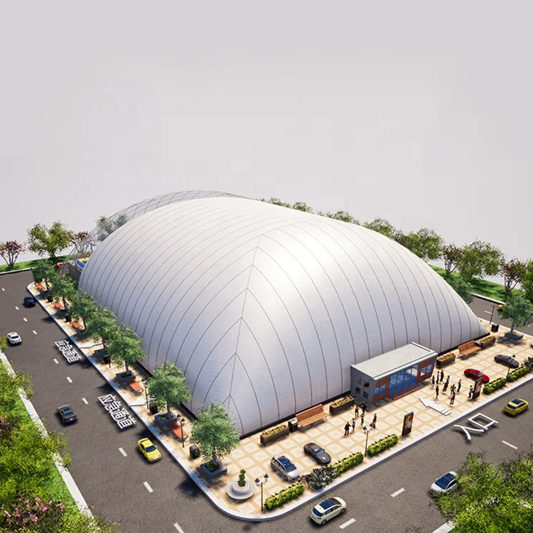 Мембранные структуры для стадиона, перманентного типа, съемный тип, надувной столб