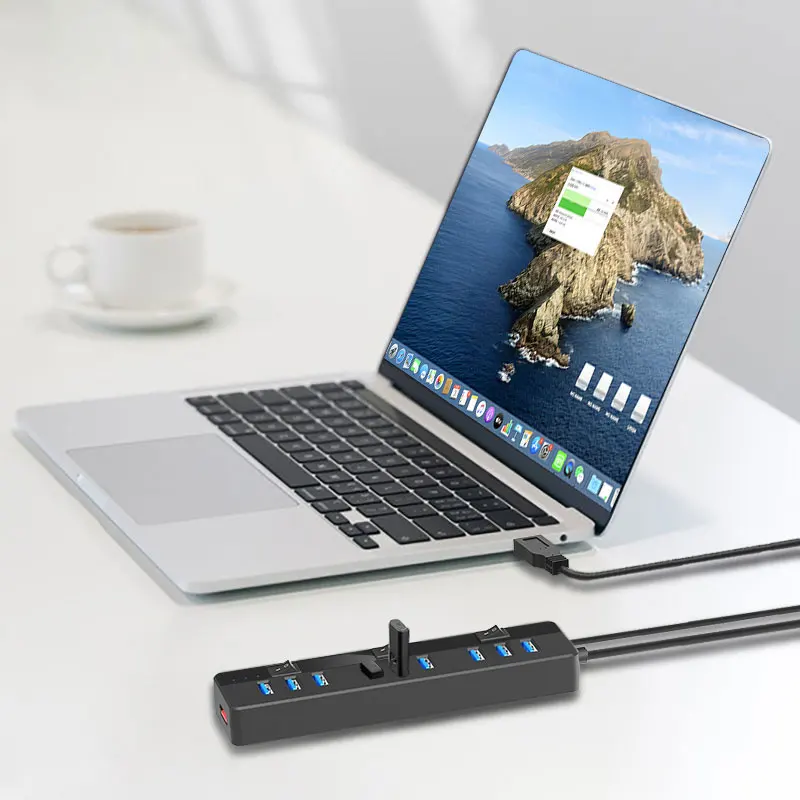 USB C Docking Station 10 Port USB 3.0 Data Hub 8 ports 4 ports Laptop USB Hub for Dell HP Lenovo MacBook