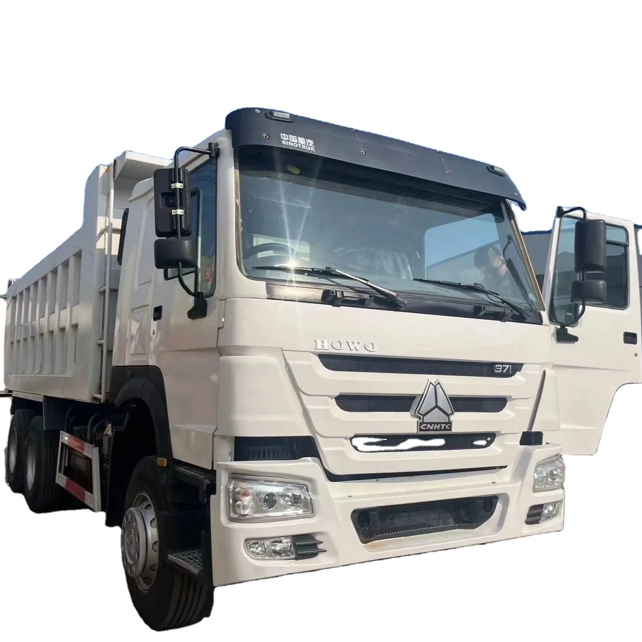 Howo Truck (6X4 Dumper) dump truck with crane for price