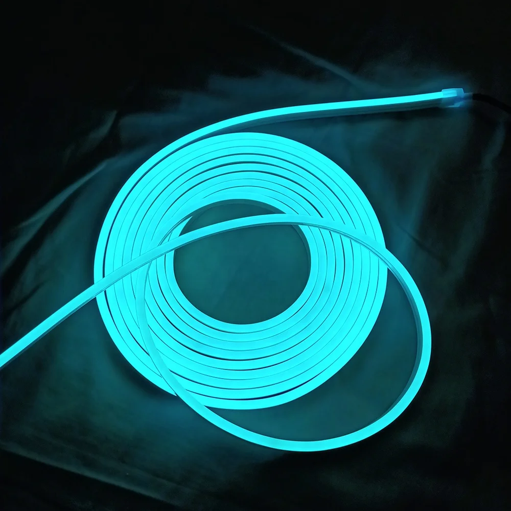 silicone 6*12mm 8*16mm RGB color changing LED neon light