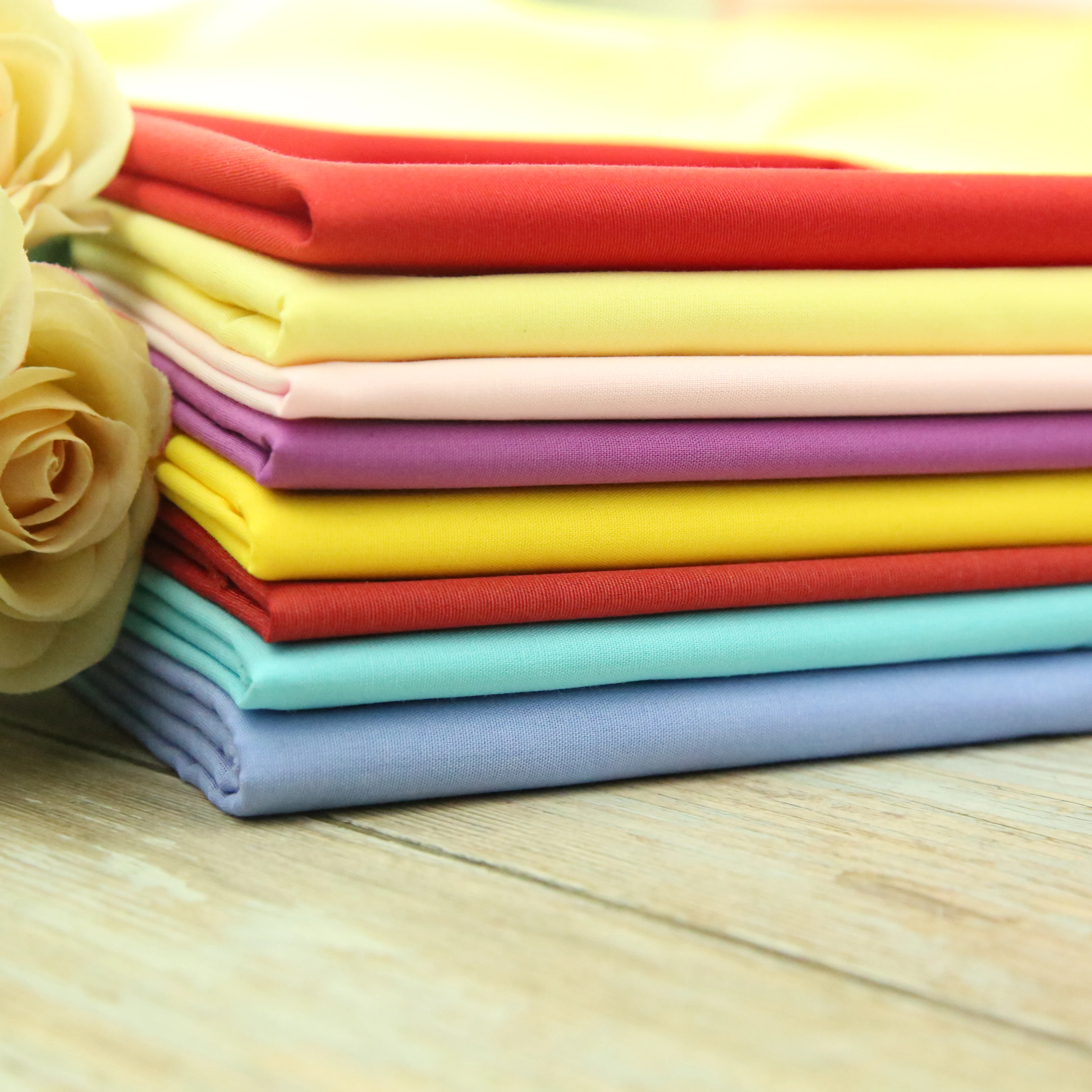 Wholesaler in China factory supply 65 polyester 35 cotton jeans plain tc dyed pocketing