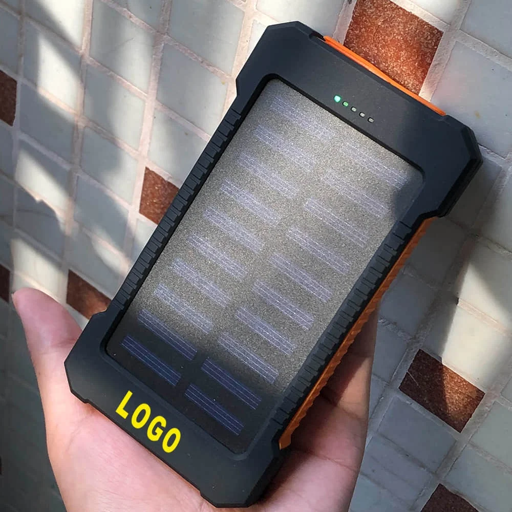 Бесплатный образец! Внешний аккумулятор на солнечной батарее 20000 мАч, оптовая продажа, заводская цена, внешний аккумулятор на солнечной батарее