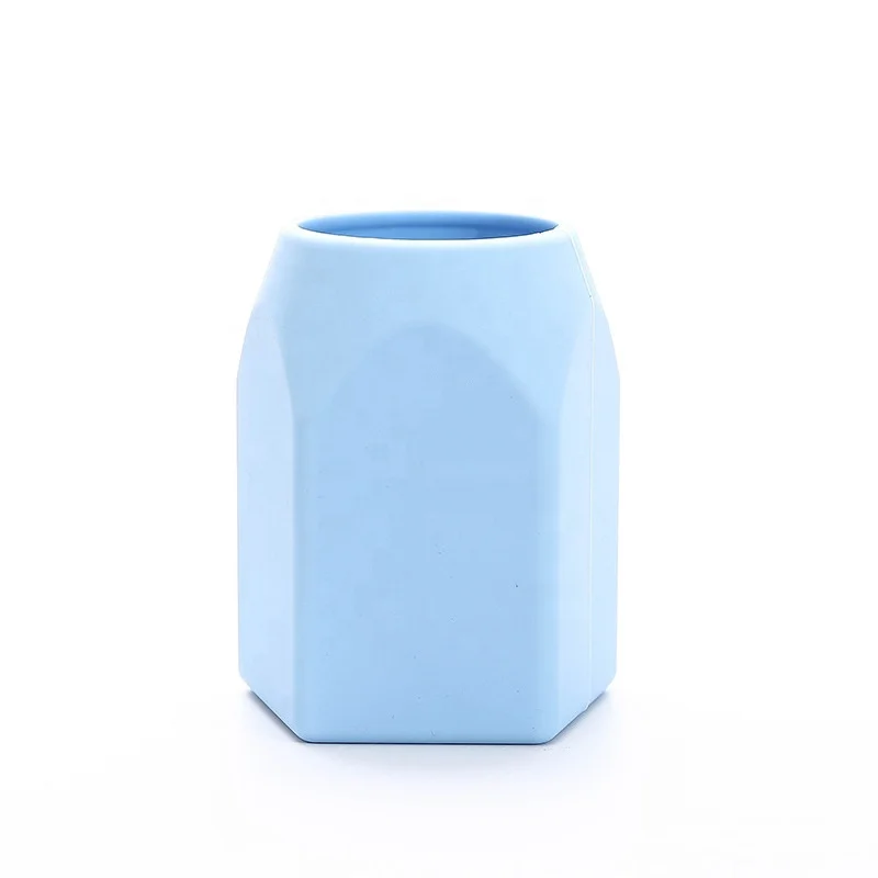 silicone pen pencil  holder desktop plastic storage rack organizer box