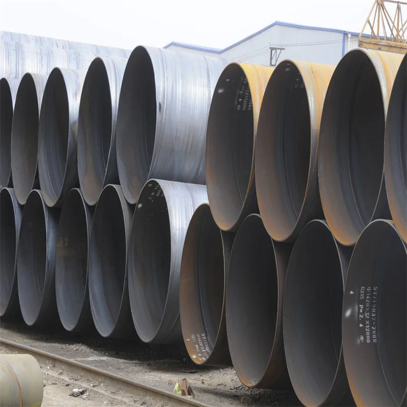 Tianjin Steel Pipe 700mm Diameter Steel Tube Welded Spiral Steel Pipe