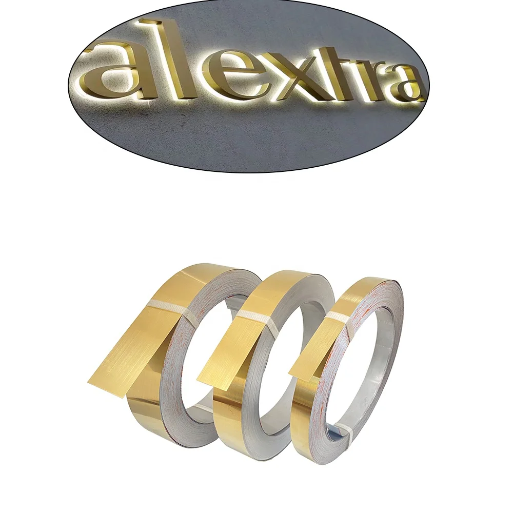 Factory Price  Stainless Steel channel letter coil channel letter profile roll For advertising Luminescent character