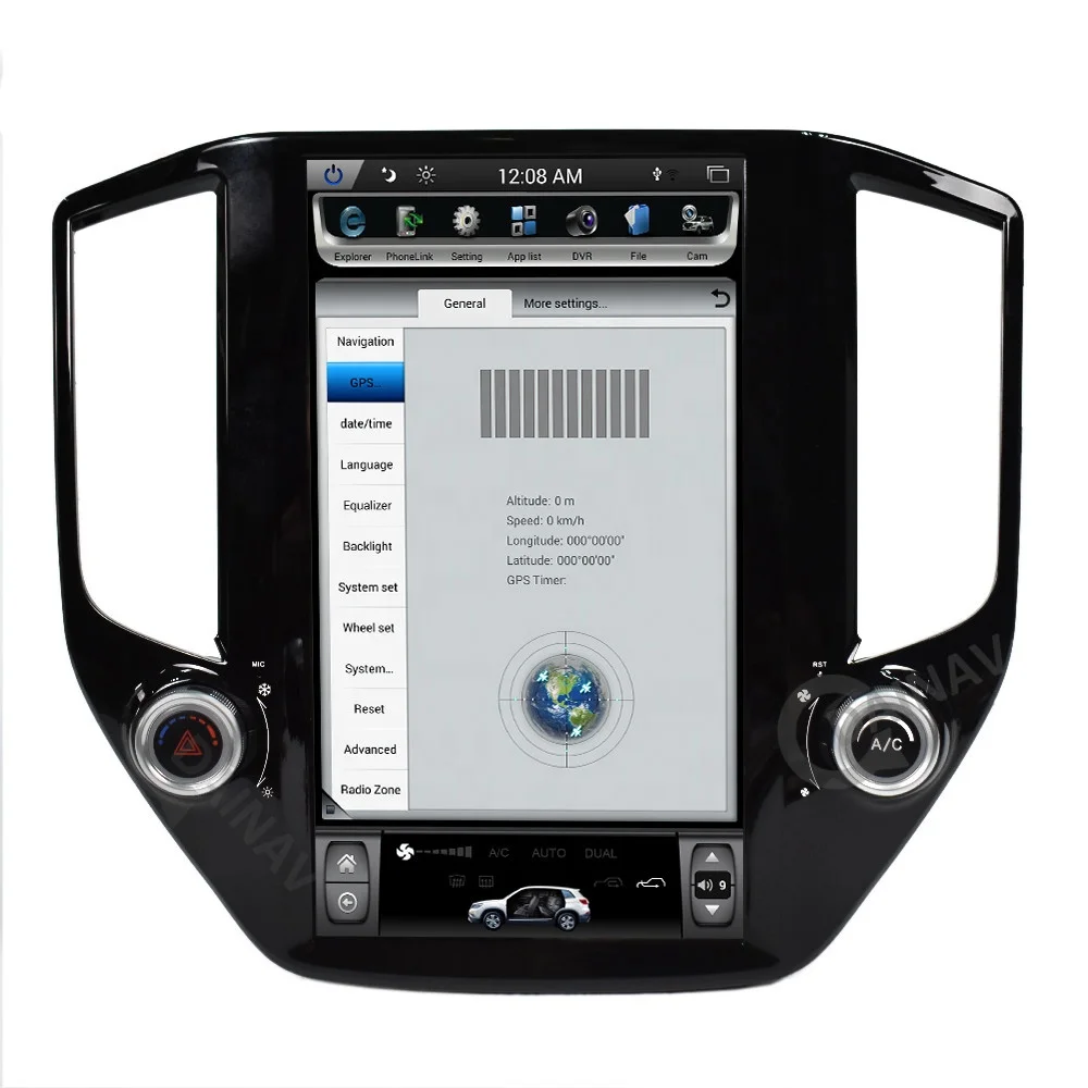 CHANGAN CS95 14 дюймов авто GPS навигации вертикальный экран мультимедийный dvd-плеер