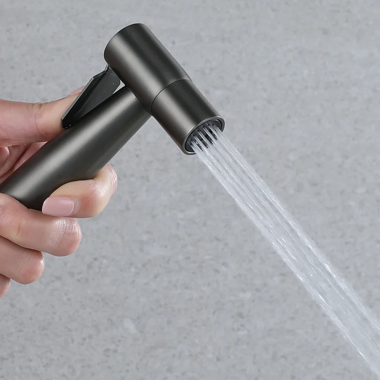 All Copper Toilet Companion with Spray Gun One-in 2-out Washer suit Household Toilet High Pressure Flush Nozzle