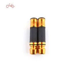 1 Pair Mountain Road Bicycle Handlebar Grips Ergonomic Anti-Skid Damping aluminium alloy Grip Lock On Bike Handle End Cover