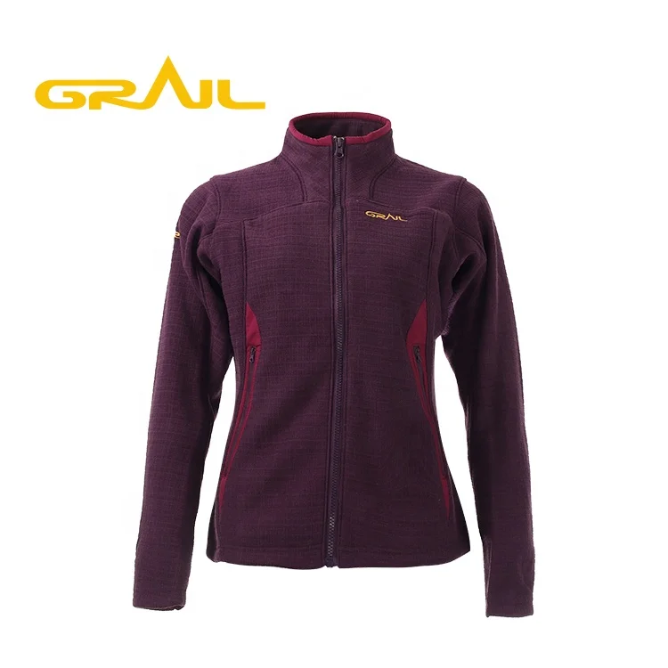 
Wholesale bulk winter sport softshell polyester women waffle jacket 
