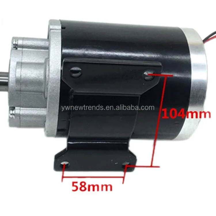 MY1020Z 600W 36/48/60V Pulley Belt Electric Bicycle Scooter  Motor E-bike Engine DC Brushed Motor