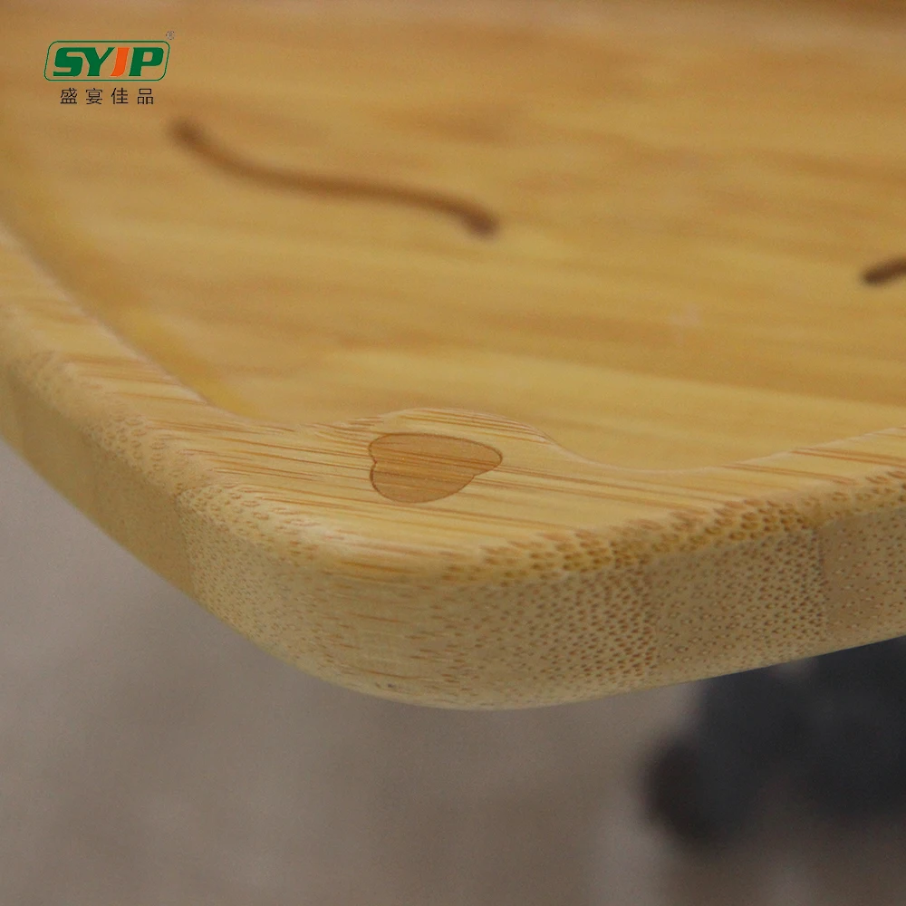 Wholesale Baby Tableware Dining Wooden Baby Feeding Plate Set