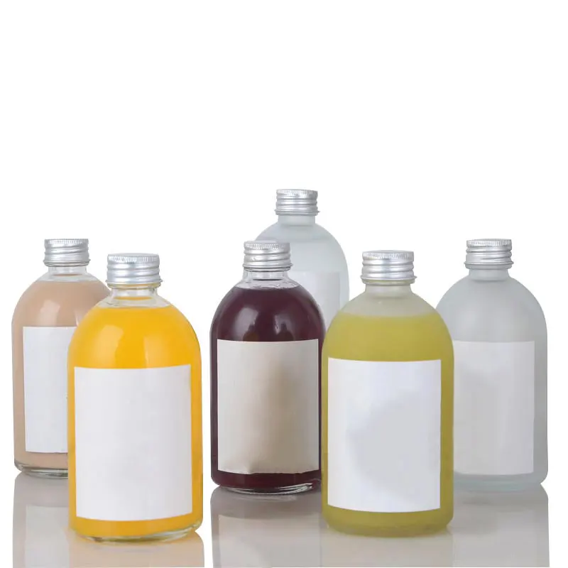 270ml 350ml  500ml Juice Milk Liquor Frosted Glass Bottle for Juice Coffee Tea Soda Vodka Tequila Brandy