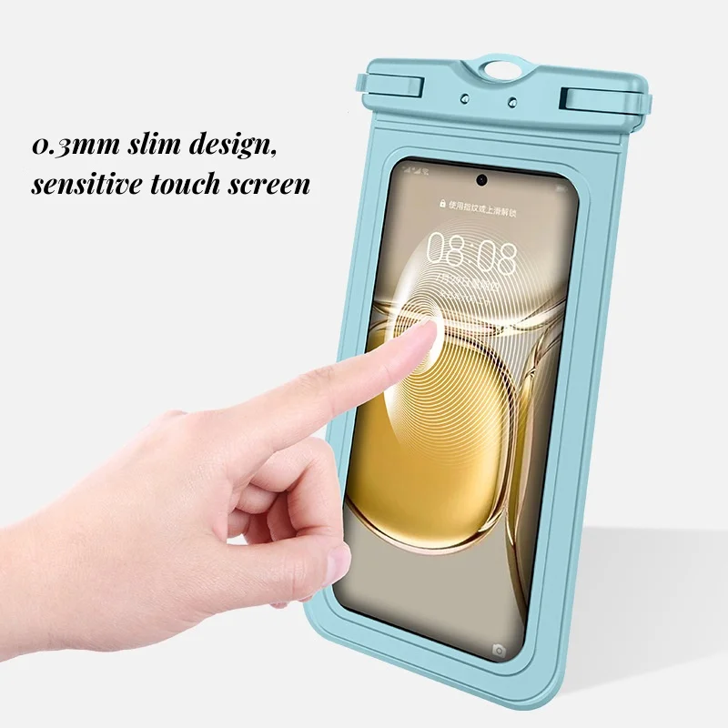 Wholesale Waterproof Phone Pouch Cellphone Dry Bag Beach Cruise Ship Essentials with Crossbody Lanyard