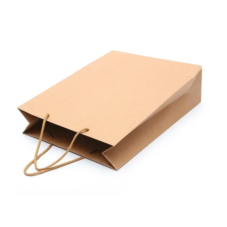 
Custom wedding brown craft china gift paper bag manufactures 