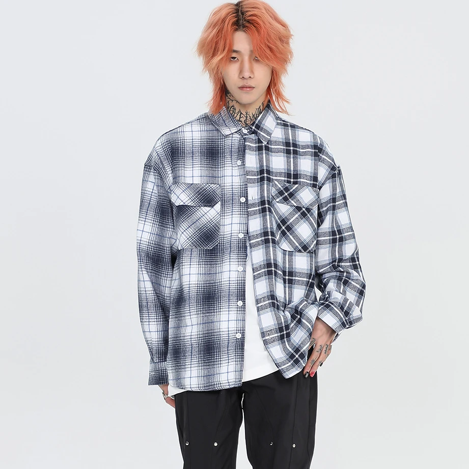 Winter Plus Size Mens Shirts Fleece Flannel Lined Long Sleeve Button Down Shirts - Buy Mens Shirts