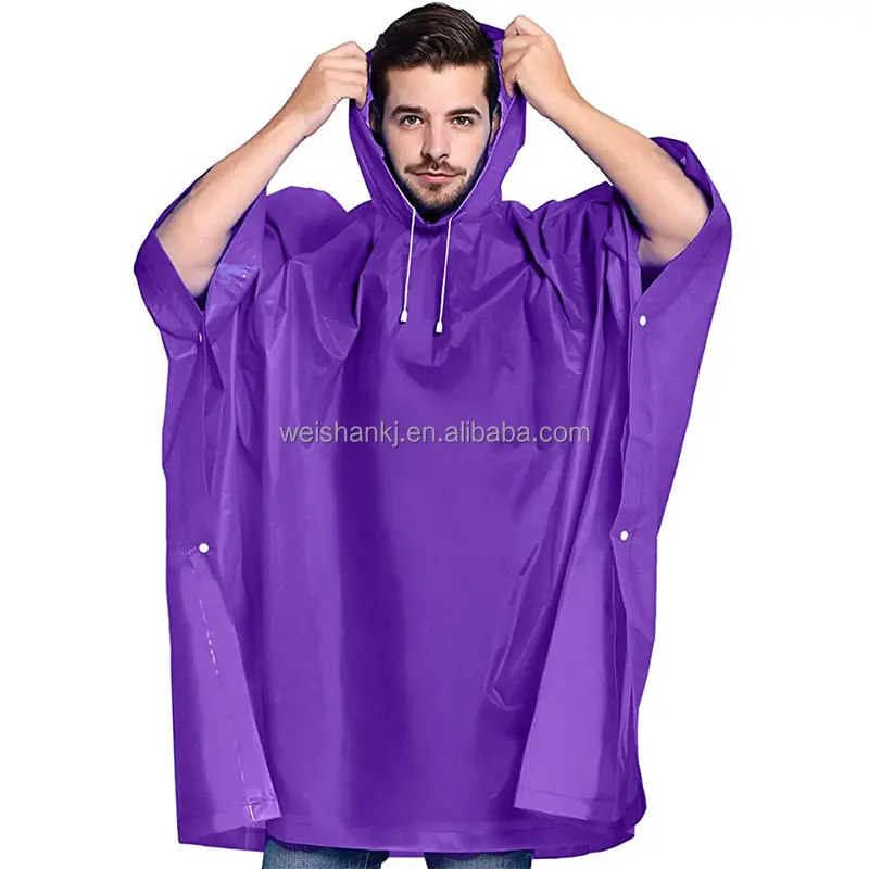 Portable Disposable Poncho Raincoats for Men Women Rain Poncho Emergency Poncho Fisherman Rain Coat
