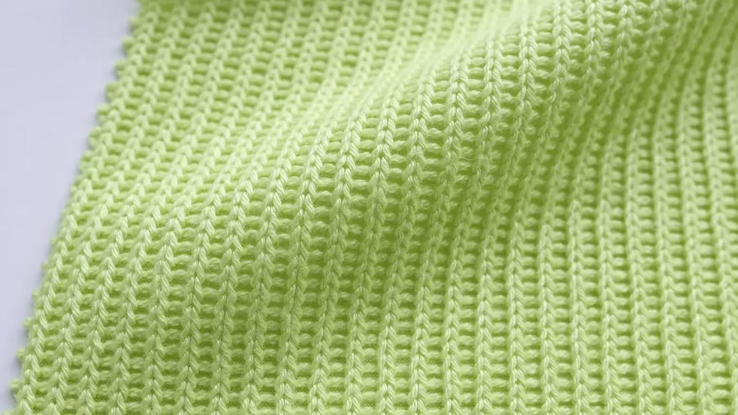 Hot Sale Green Slub Knit Knitted Jacquard for Sweater Striped Fabric Top Clothing Cardigan Scarf Skirt Fabric