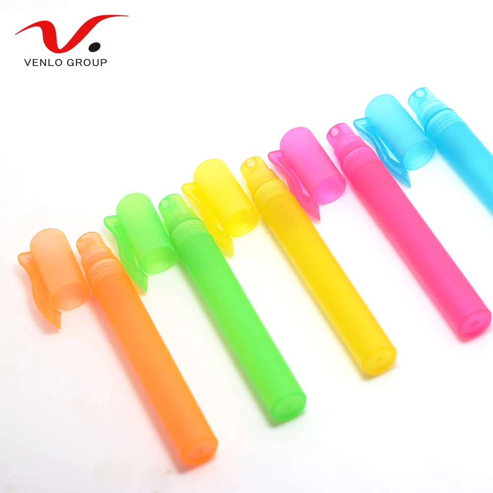 
Wholesale Empty 3ml 5ml 8ml 10ml 12ml 15ml 20ml pocket plastic pen perfume spray bottle 