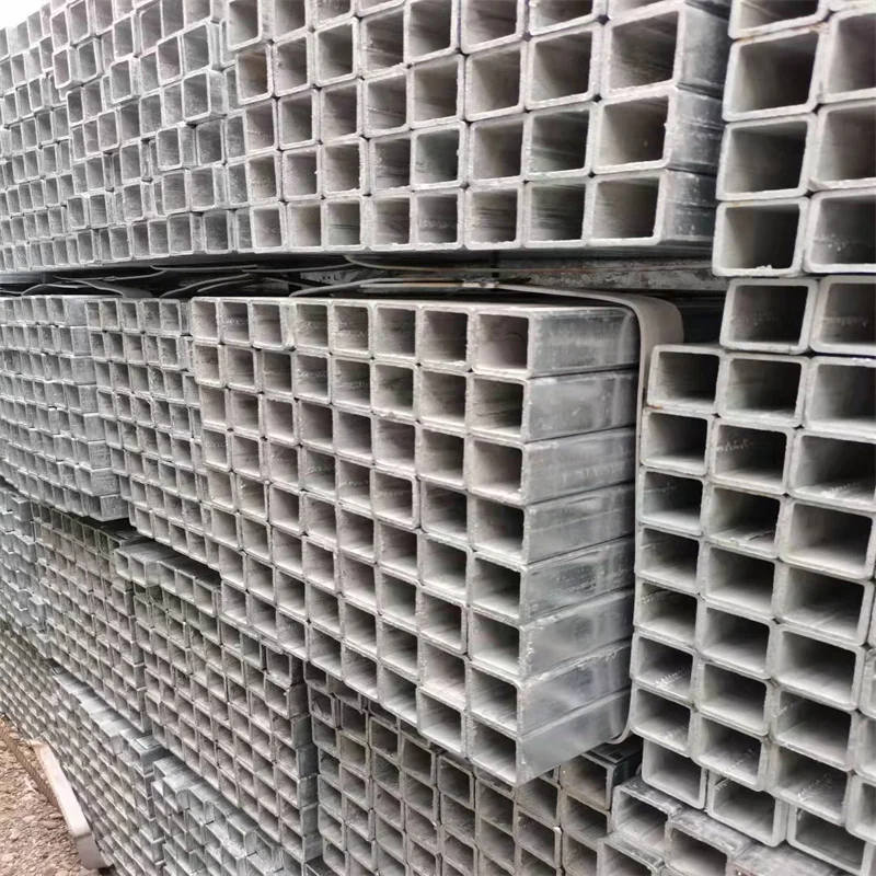 Galvanized Tubular Steel Gi Steel Square Pipe Hot Dip Galvanized Square Pipe