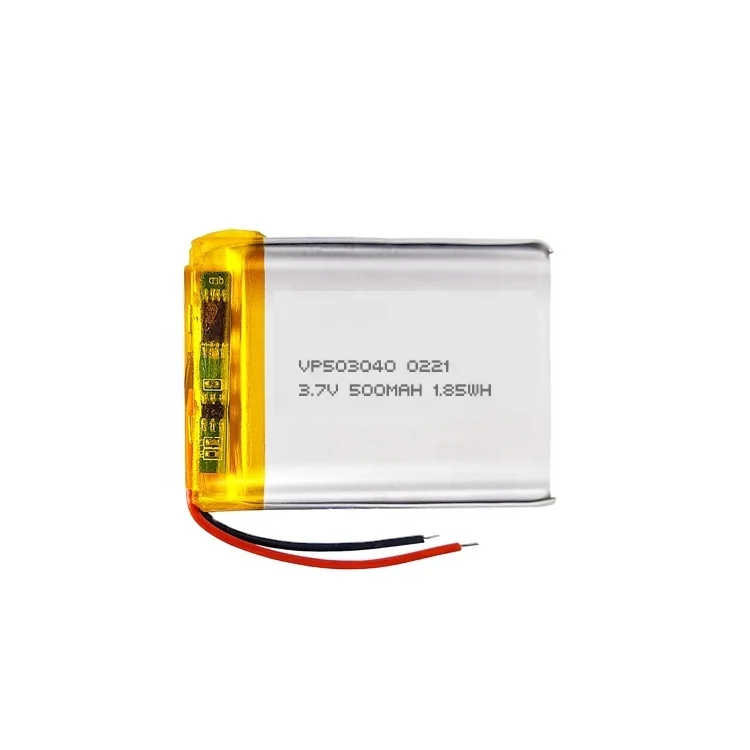 Пользовательские высокой емкости 503040 3,7 V 500 мА/ч, 1.85Wh перезаряжаемые литий-полимерный аккумулятор для Dvd GPS навигация